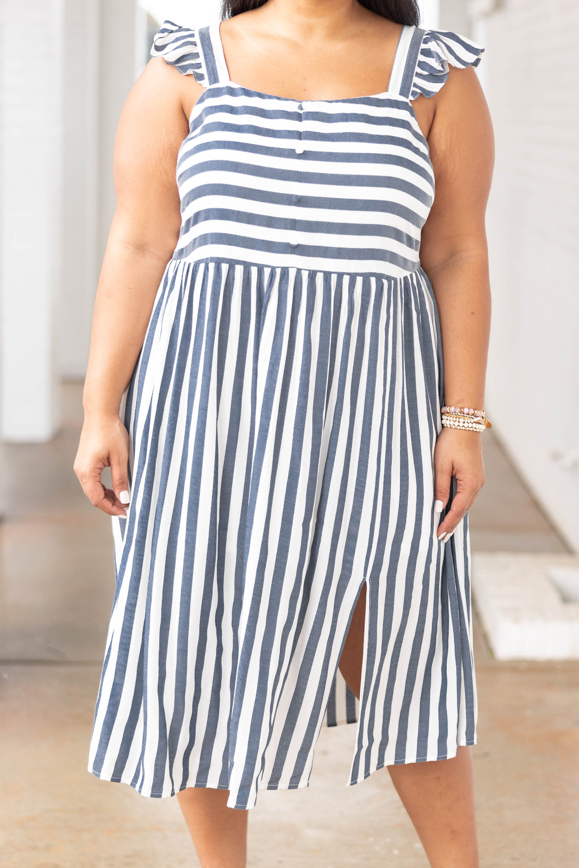 You Just Wait Dress, Denim