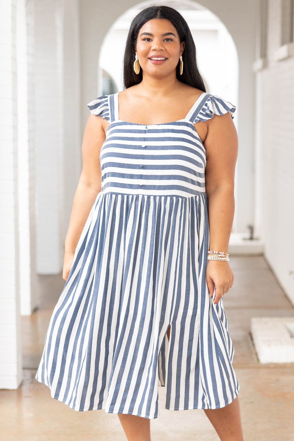 You Just Wait Dress, Denim