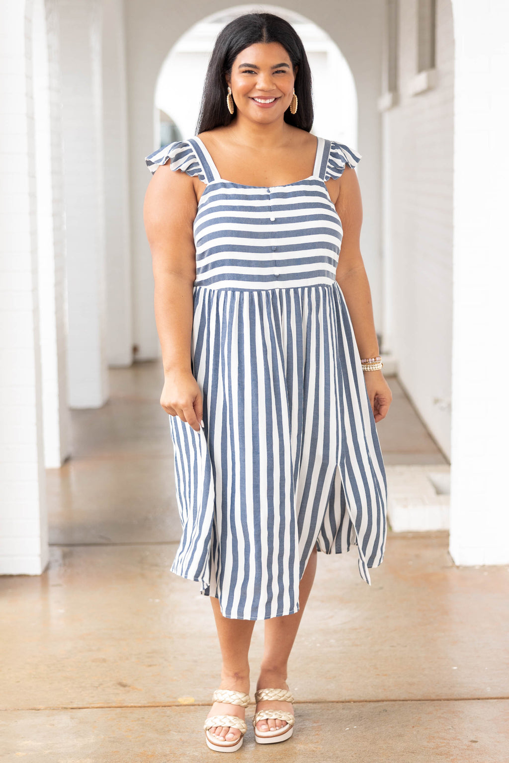 You Just Wait Dress, Denim