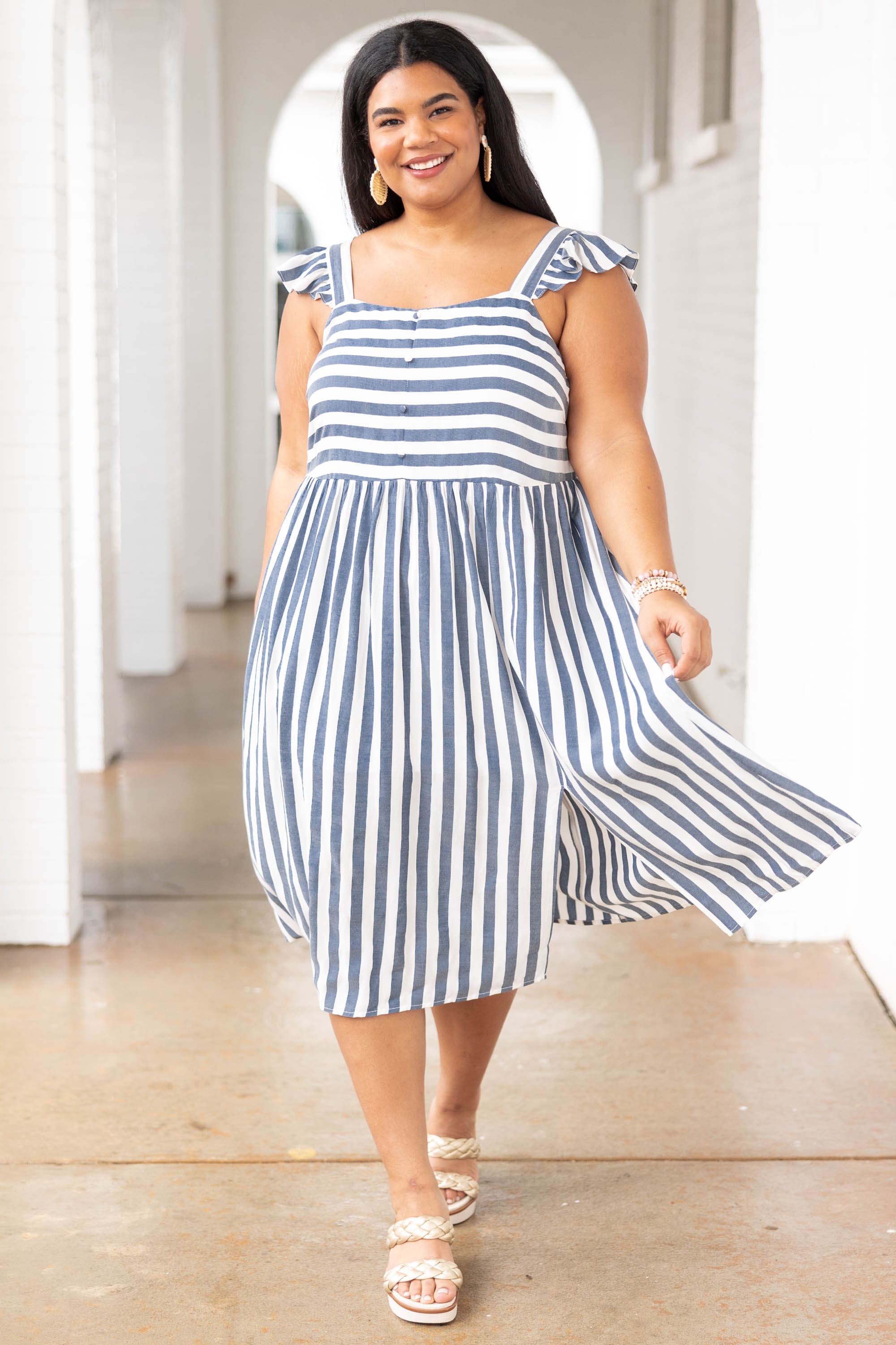 You Just Wait Dress, Denim