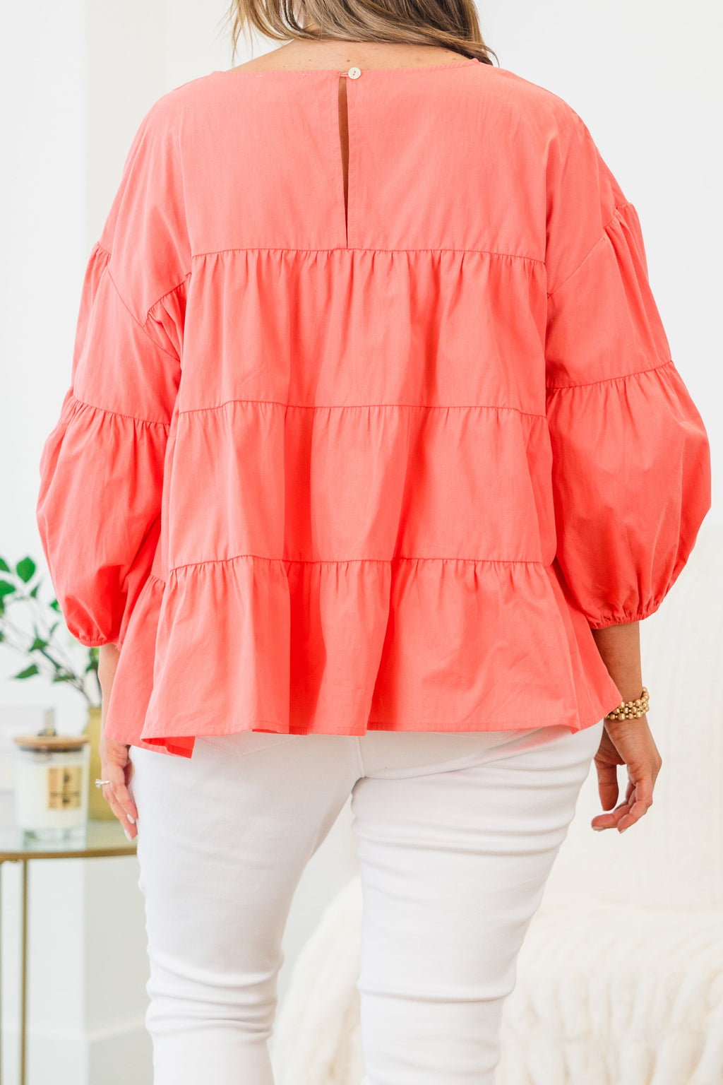 You Look So Perfect Top, Coral