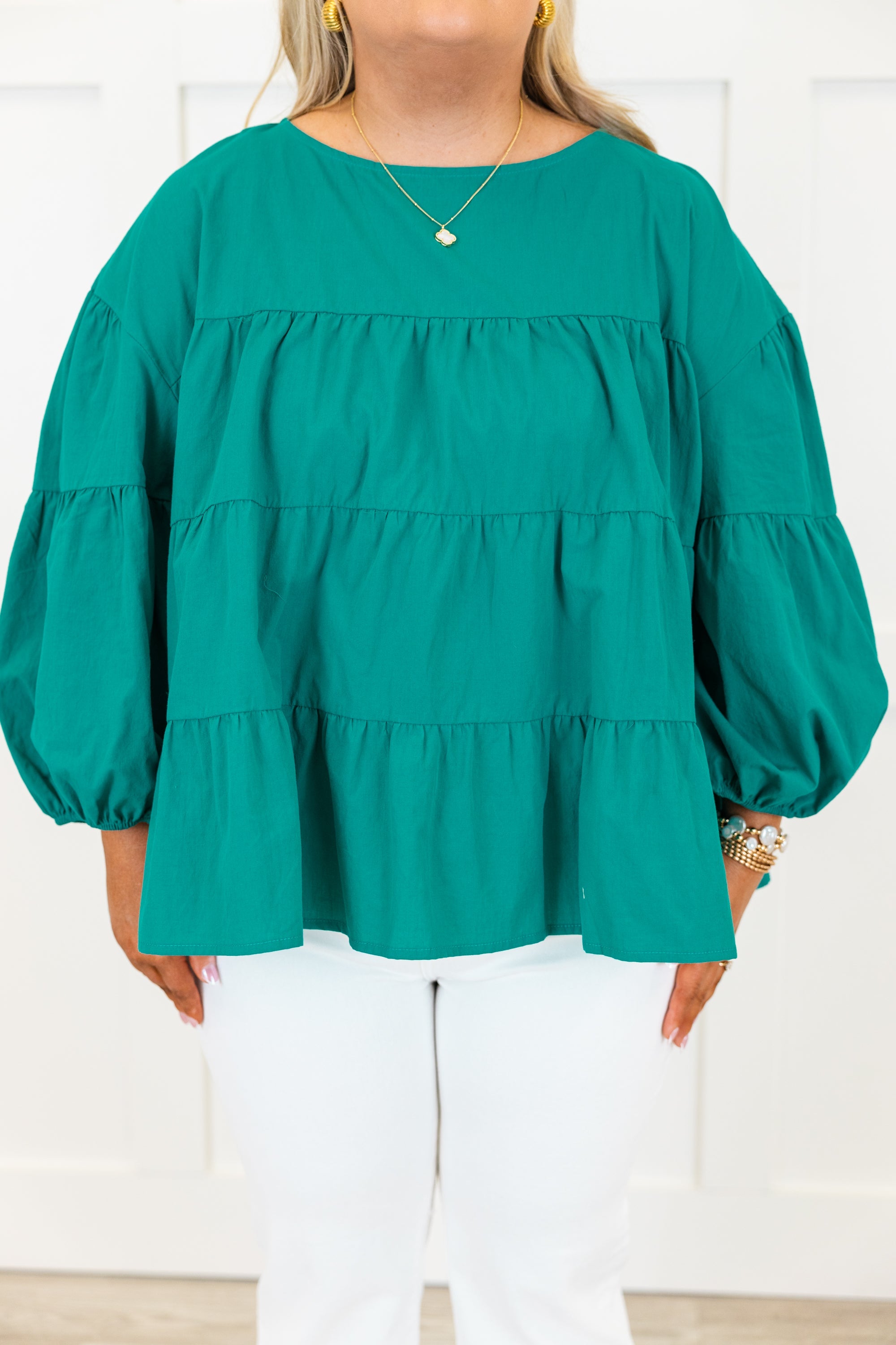 You Look So Perfect Top, Emerald