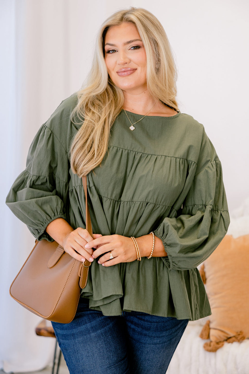 You Look So Perfect Top, Olive