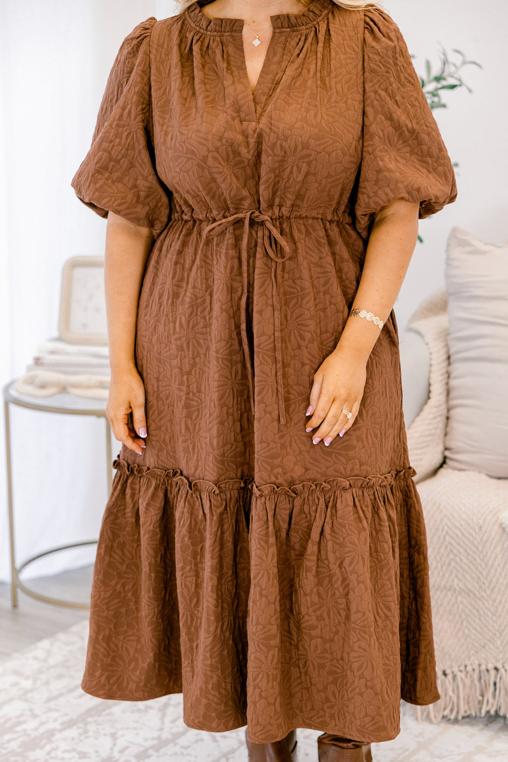 You'll See Soon Dress, Dark Brown
