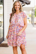 You're All I Want Dress, Pink