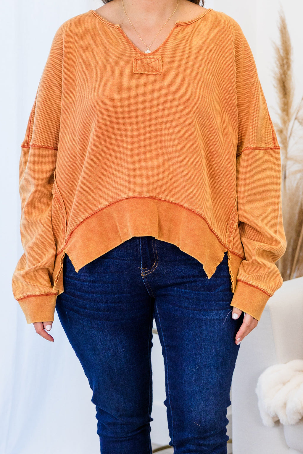 Zinnia Top, Orange