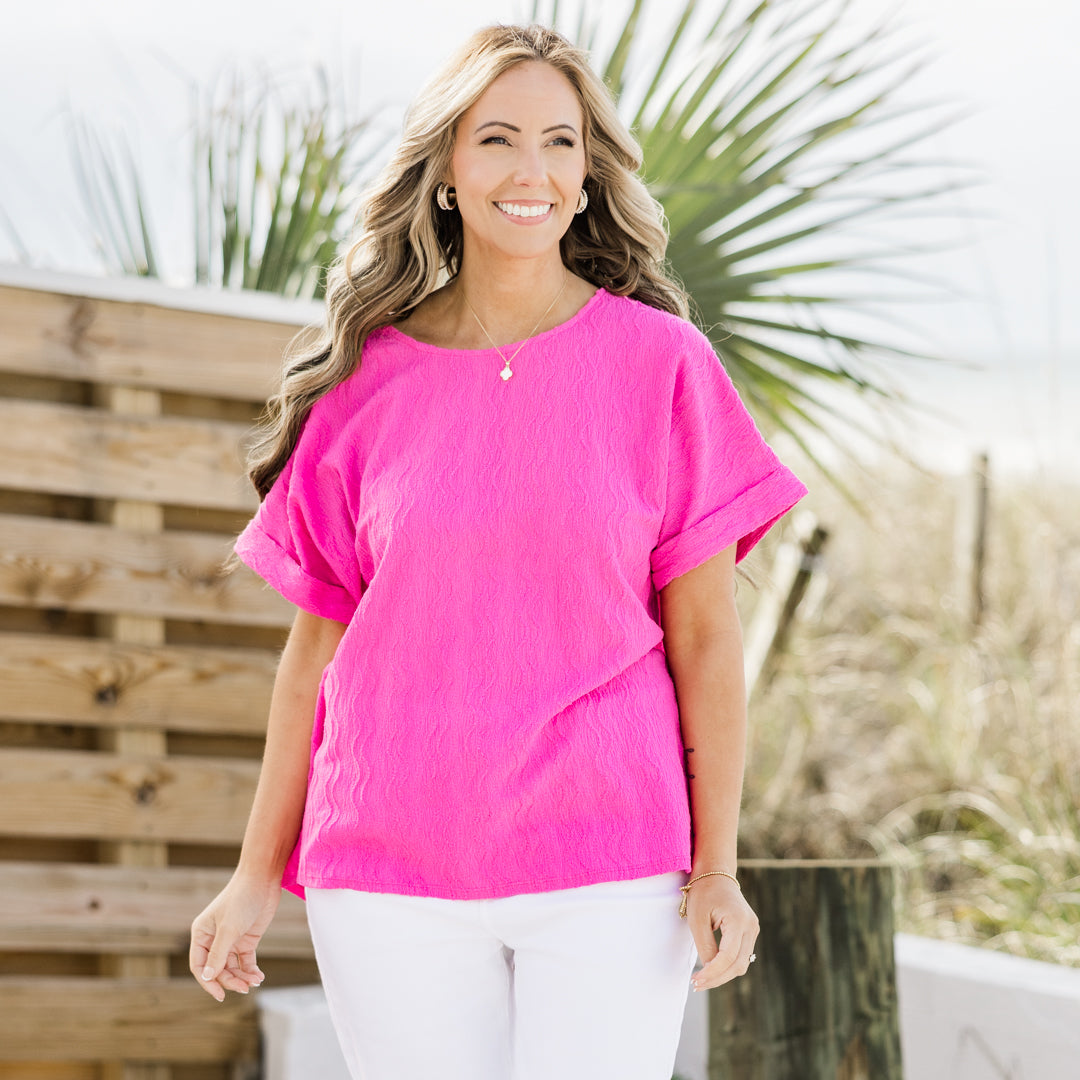 Zone Top, Hot Magenta