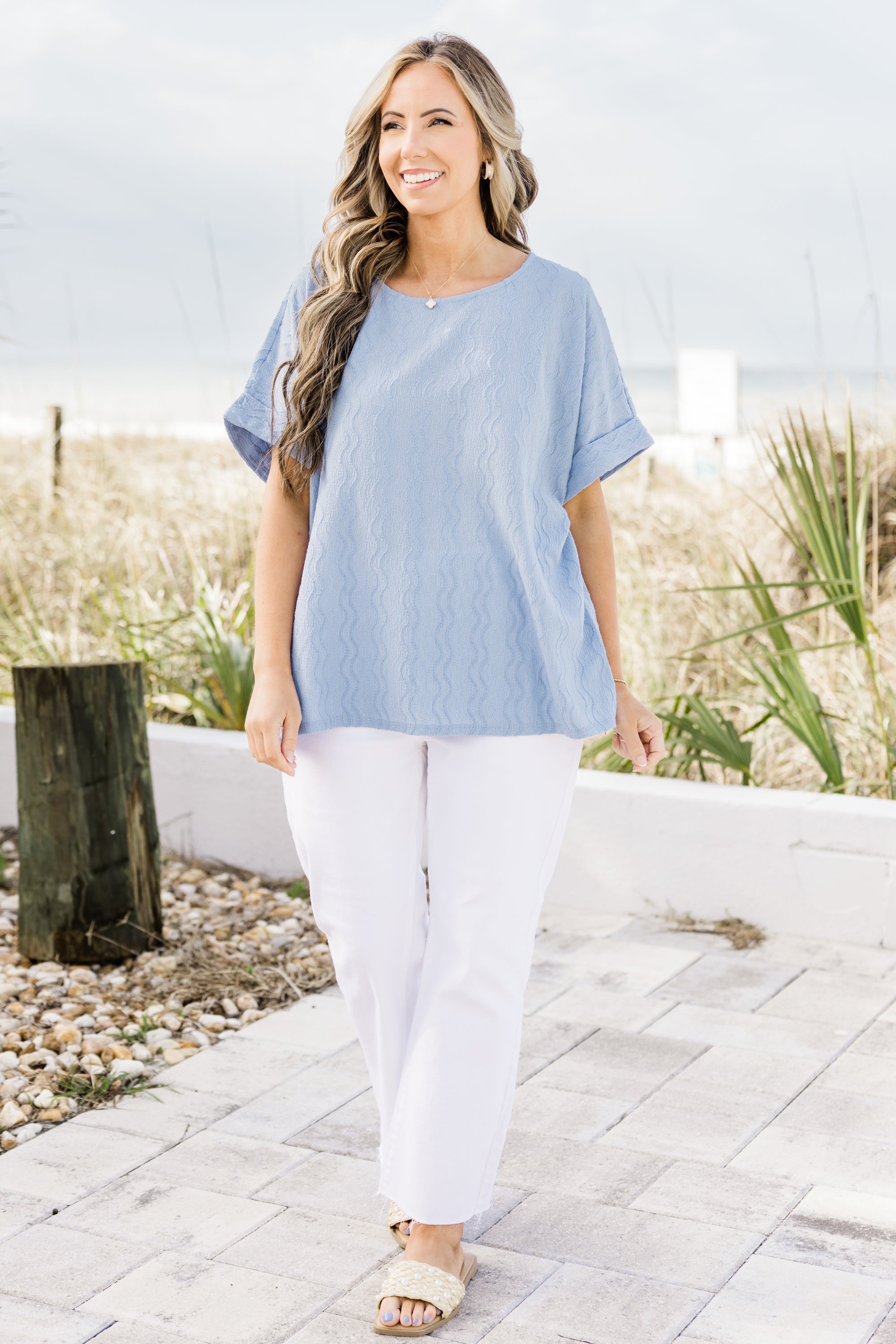 Zone Top, Sky Blue