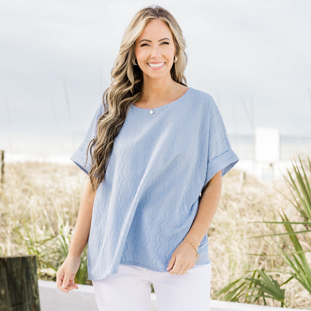 Zone Top, Sky Blue