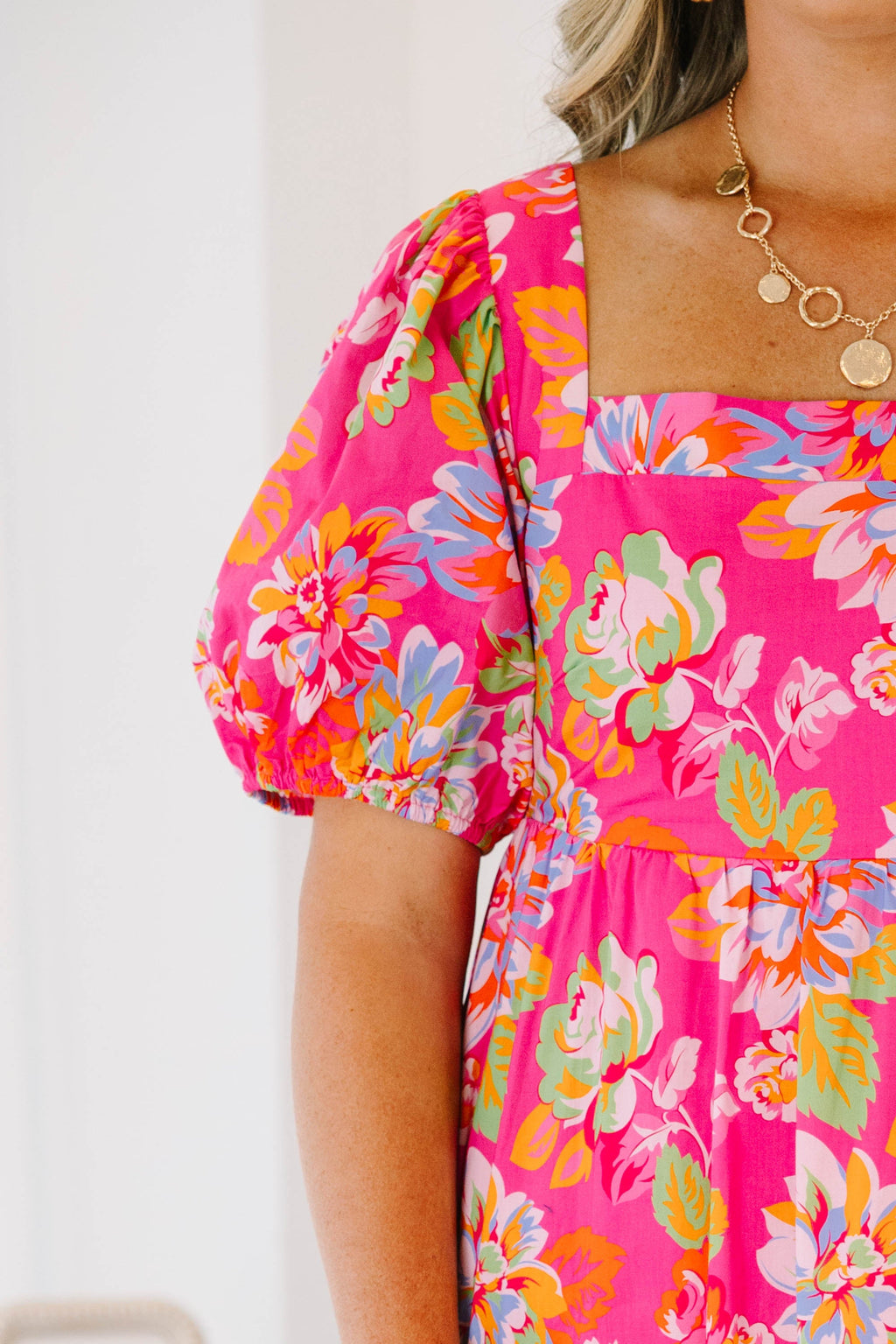A Breeze In The Ocean Dress, Fuchsia