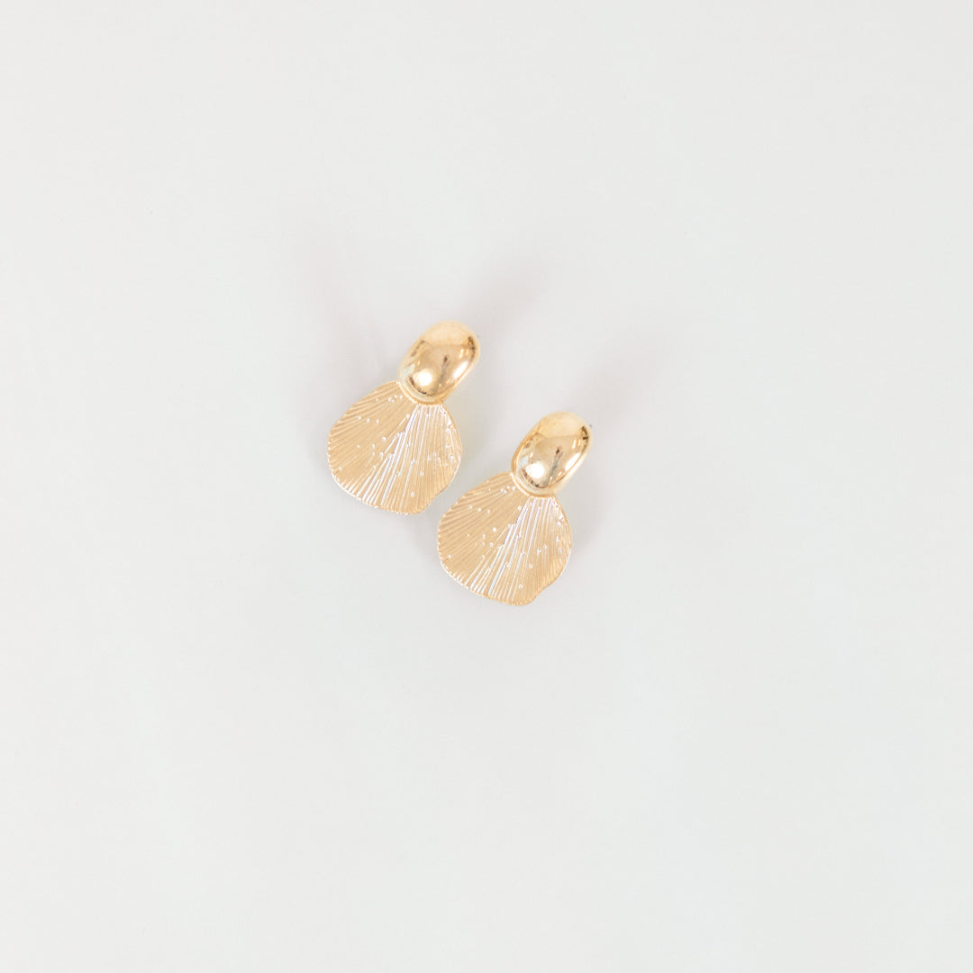 Abstract Aura Earrings, Gold