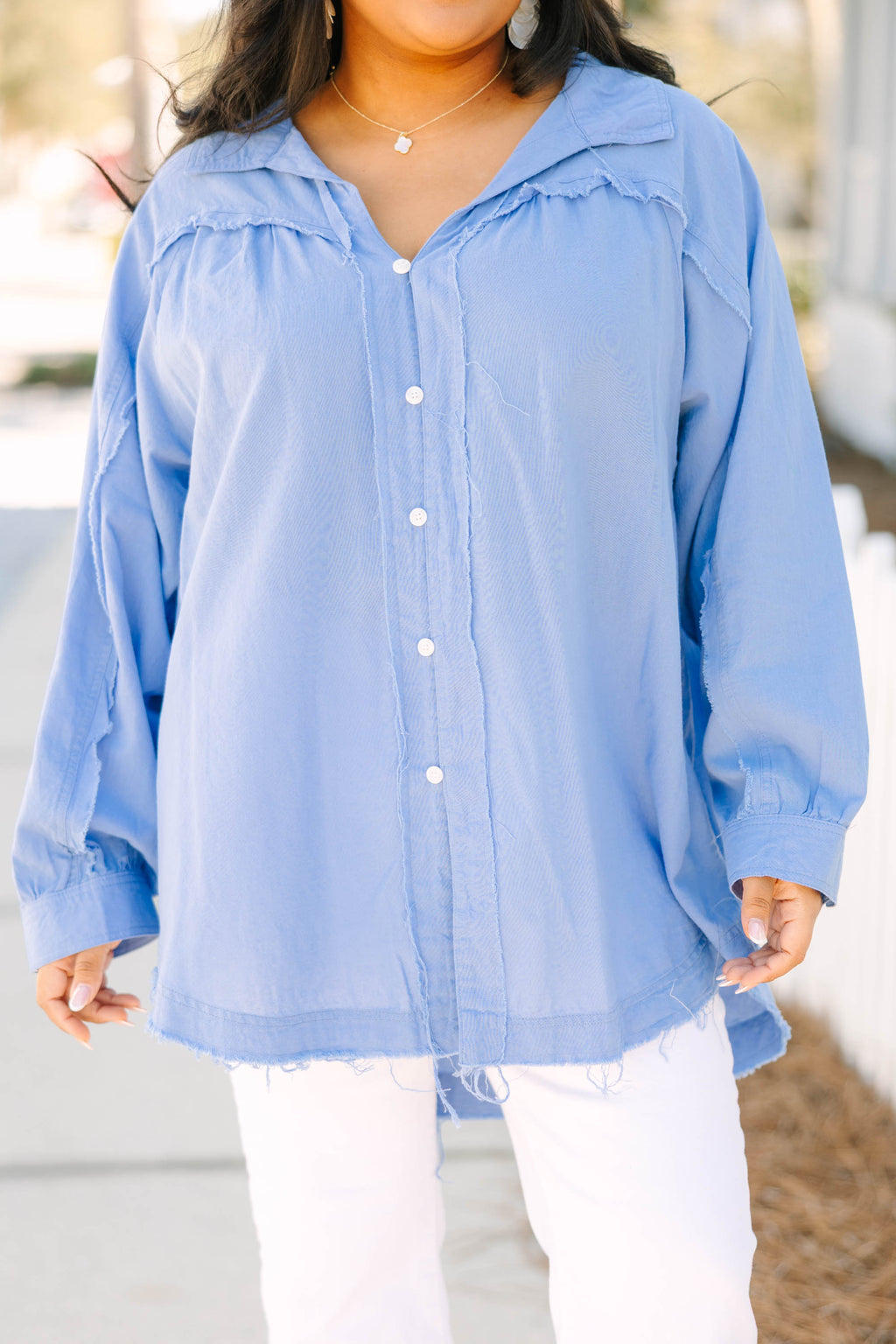 A Different Wave Length Top, Blue