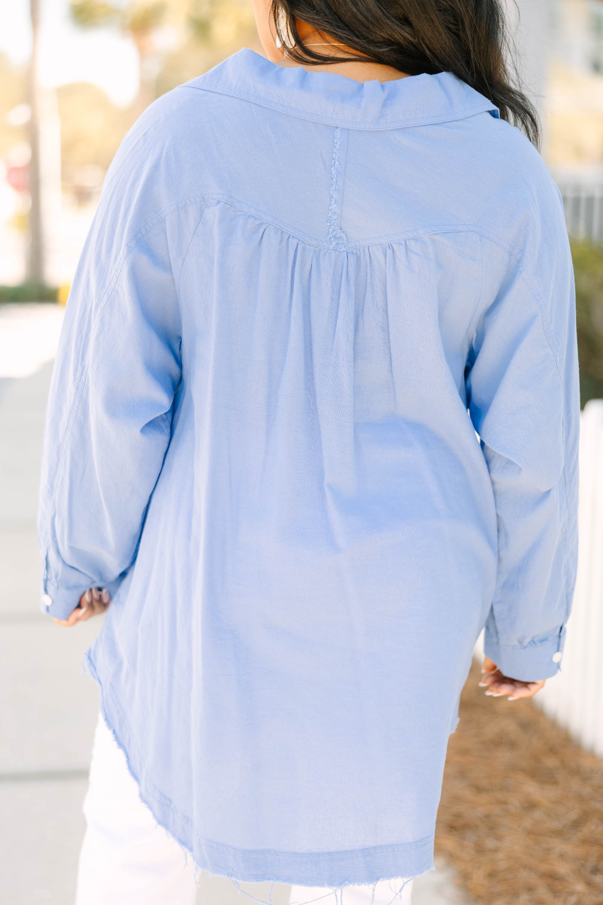 A Different Wave Length Top, Blue