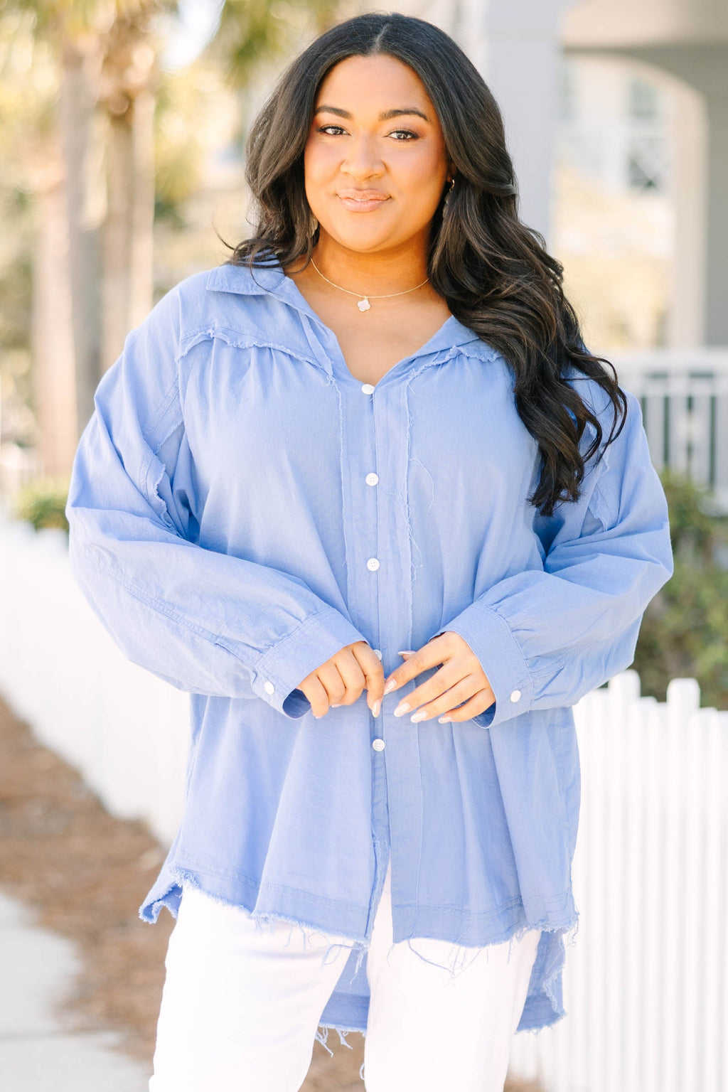 A Different Wave Length Top, Blue
