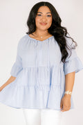 Admiring Me Top, Blue