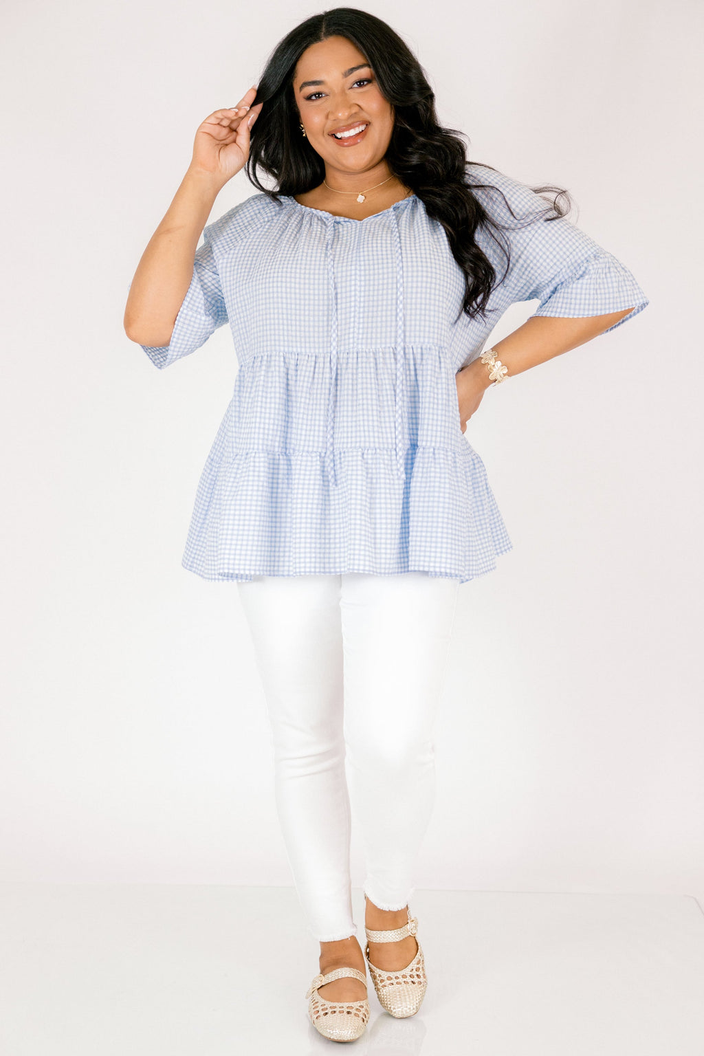 Admiring Me Top, Blue
