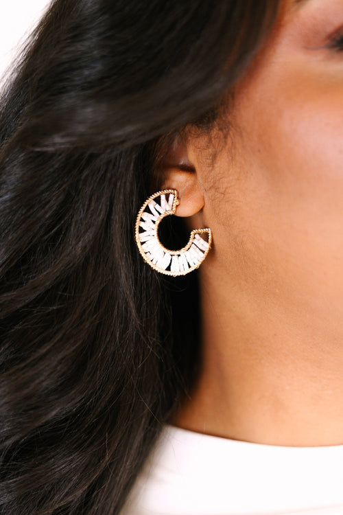 A Little Something Earrings, White