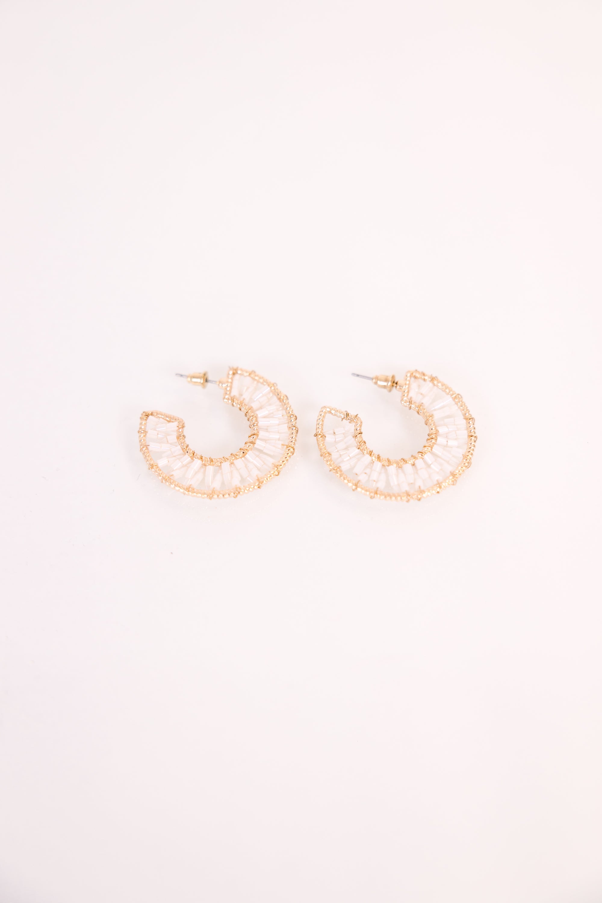 A Little Something Earrings, White