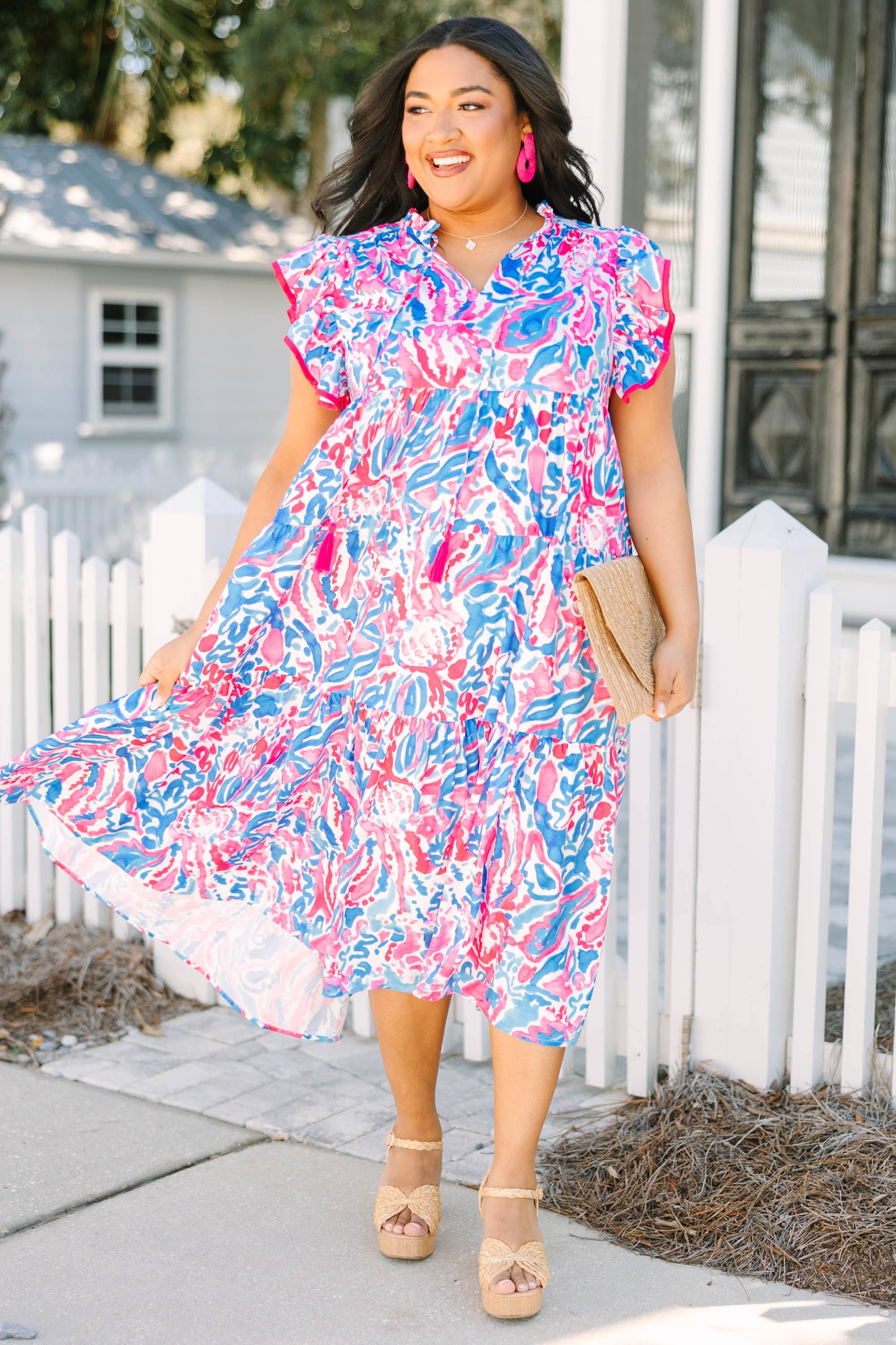 All About Last Night Dress, Pink
