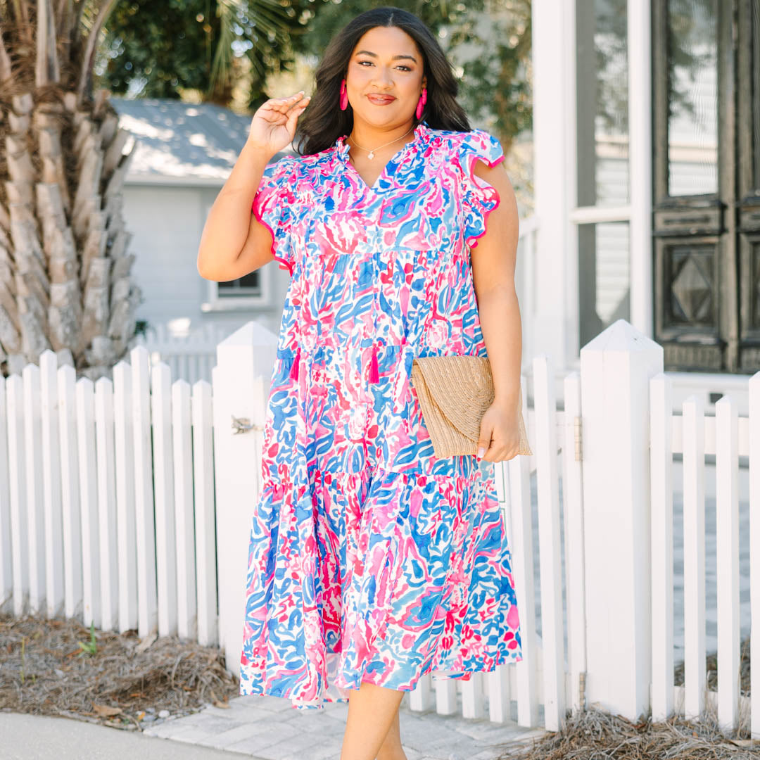 All About Last Night Dress, Pink