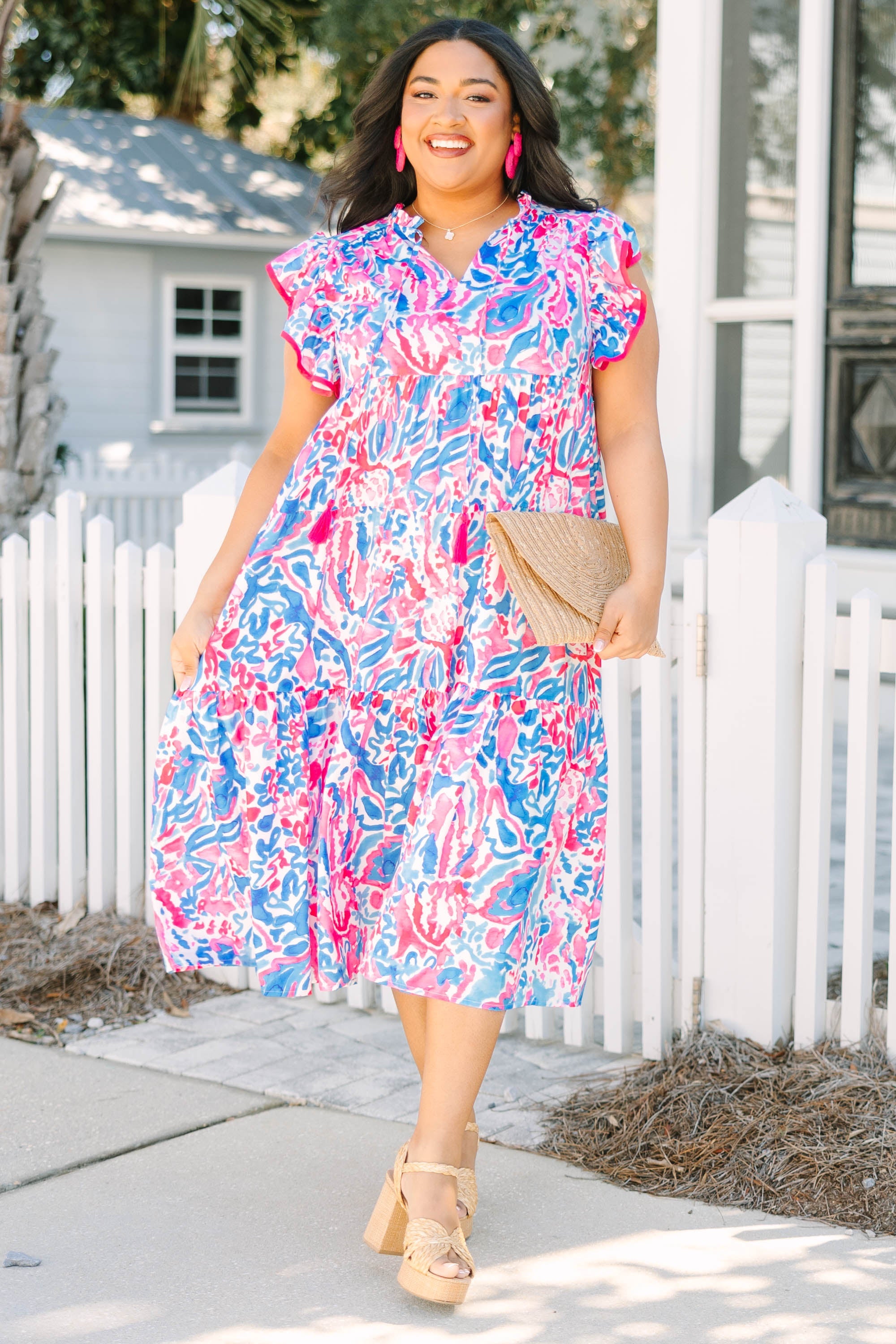 All About Last Night Dress, Pink