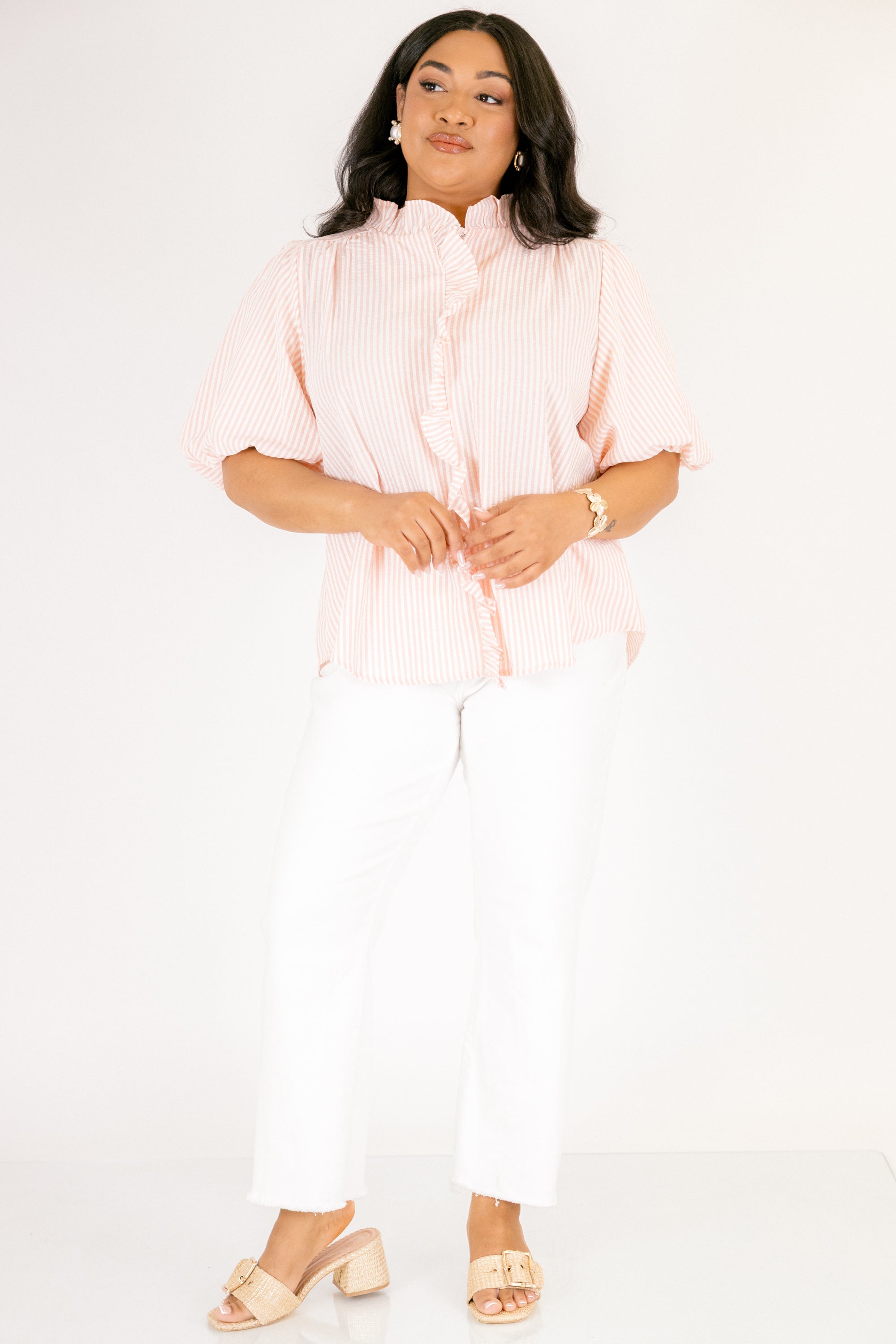 All About You Top, Peach