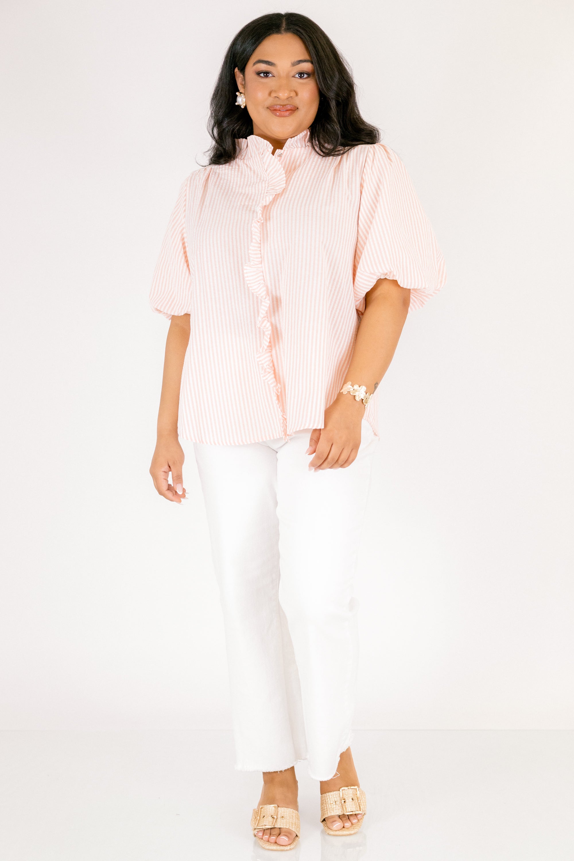 All About You Top, Peach