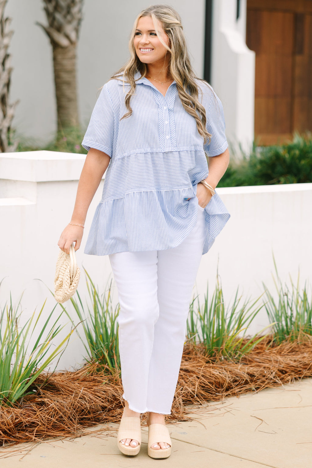 All For The Best Top, Blue