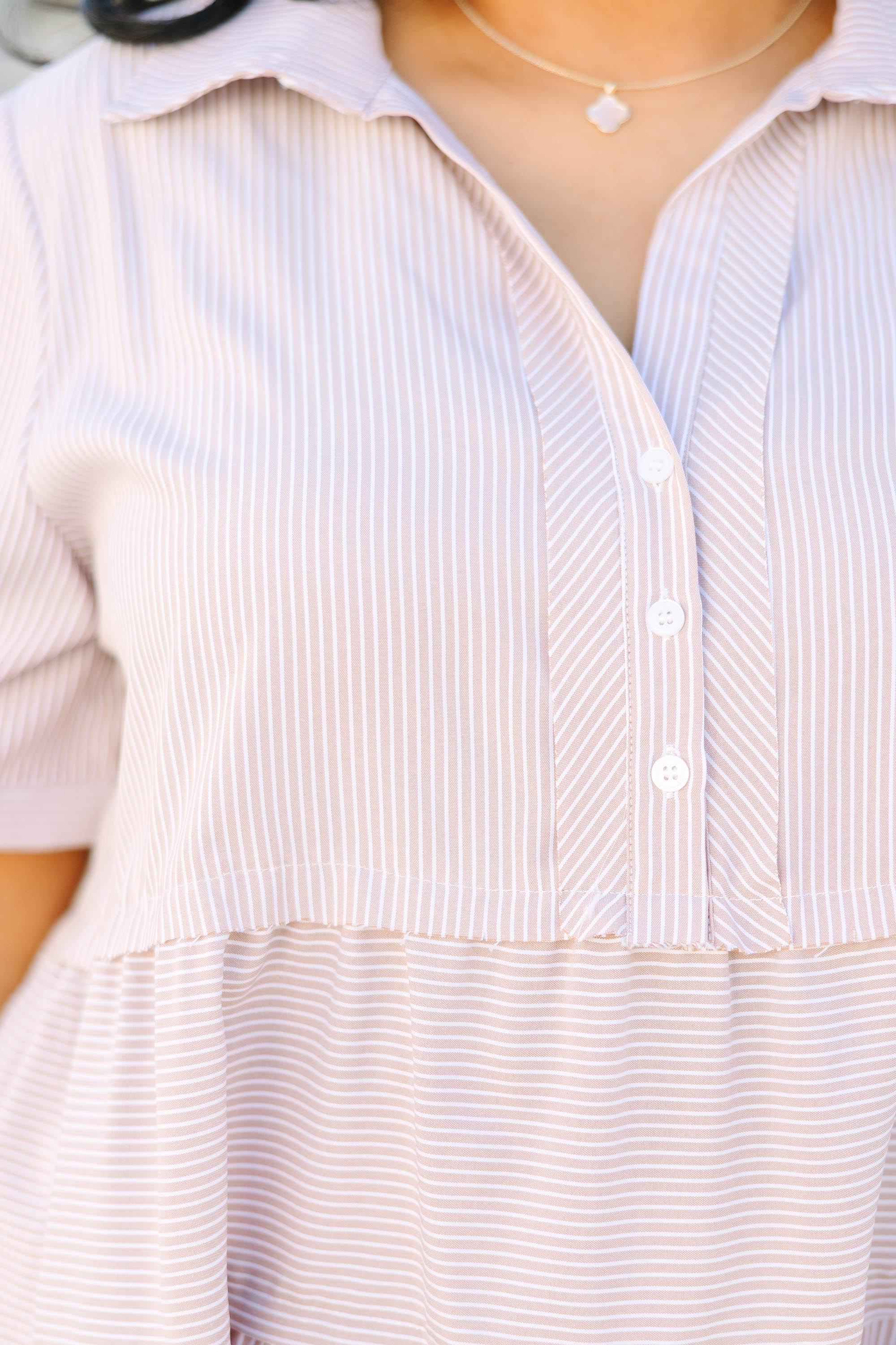 All For The Best Top, Brown