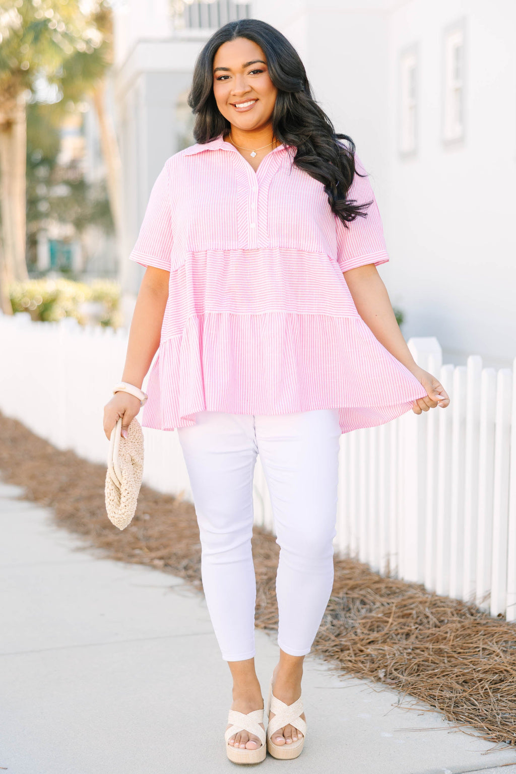 All For The Best Top, Pink