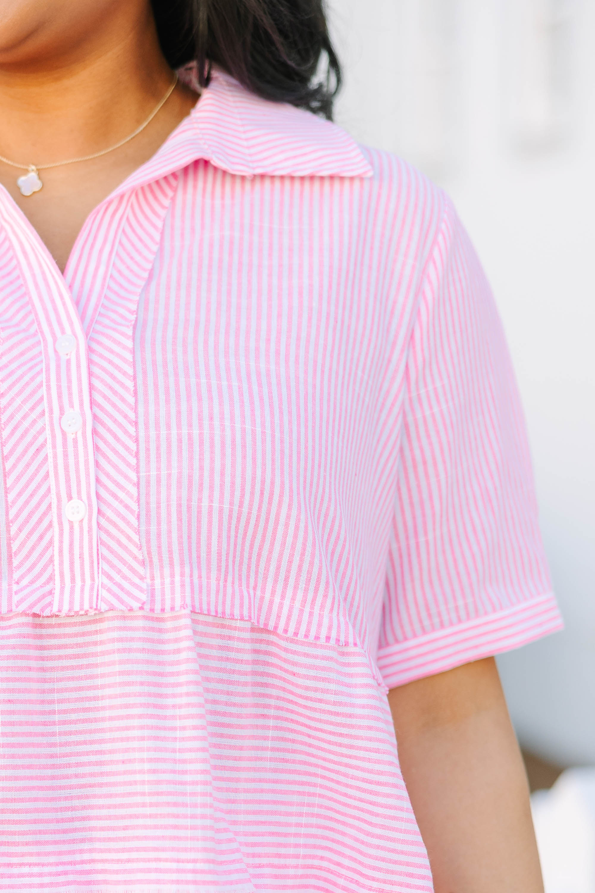 All For The Best Top, Pink