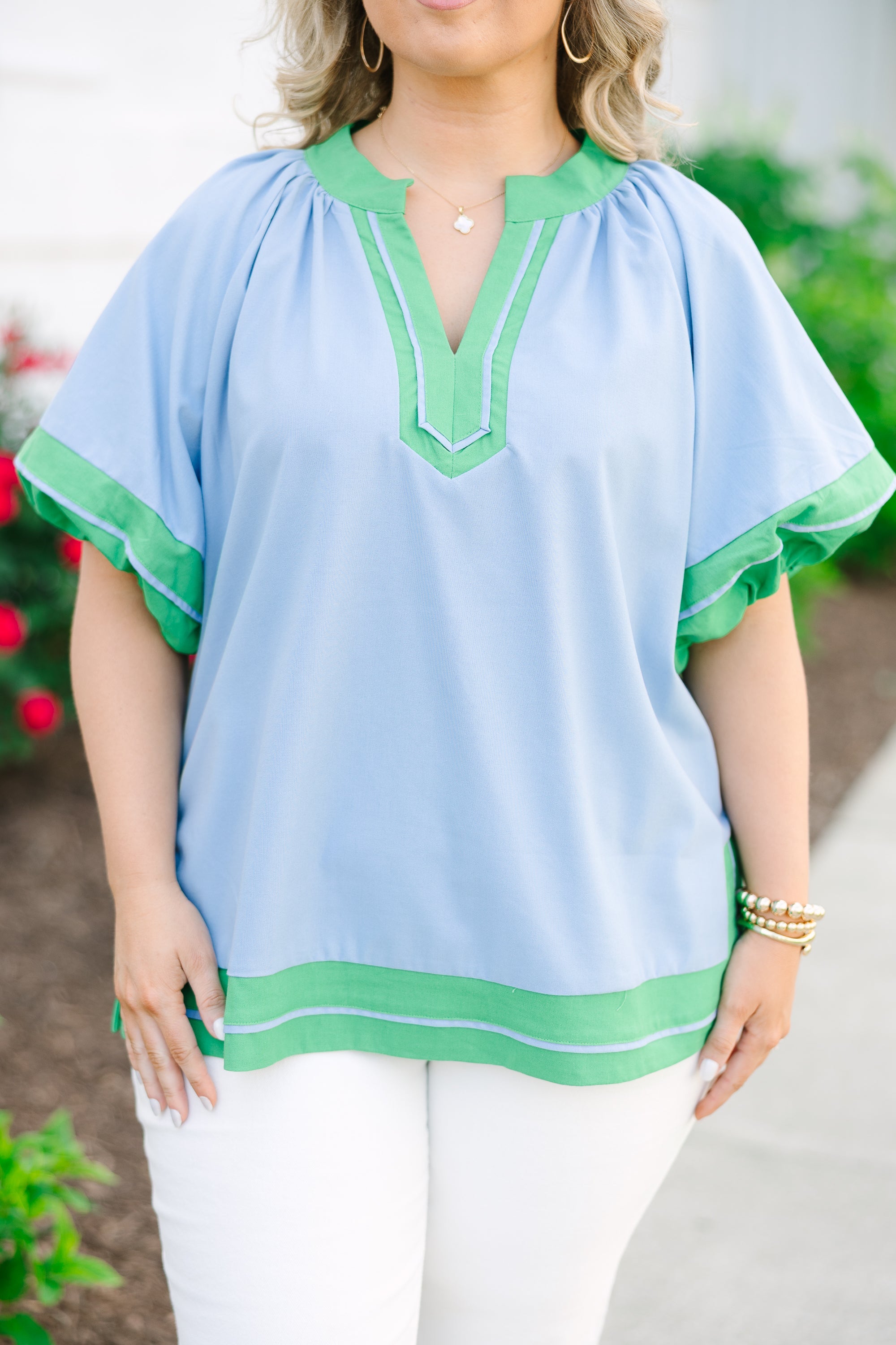 All That You Need Top, Blue