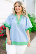 All That You Need Top, Blue