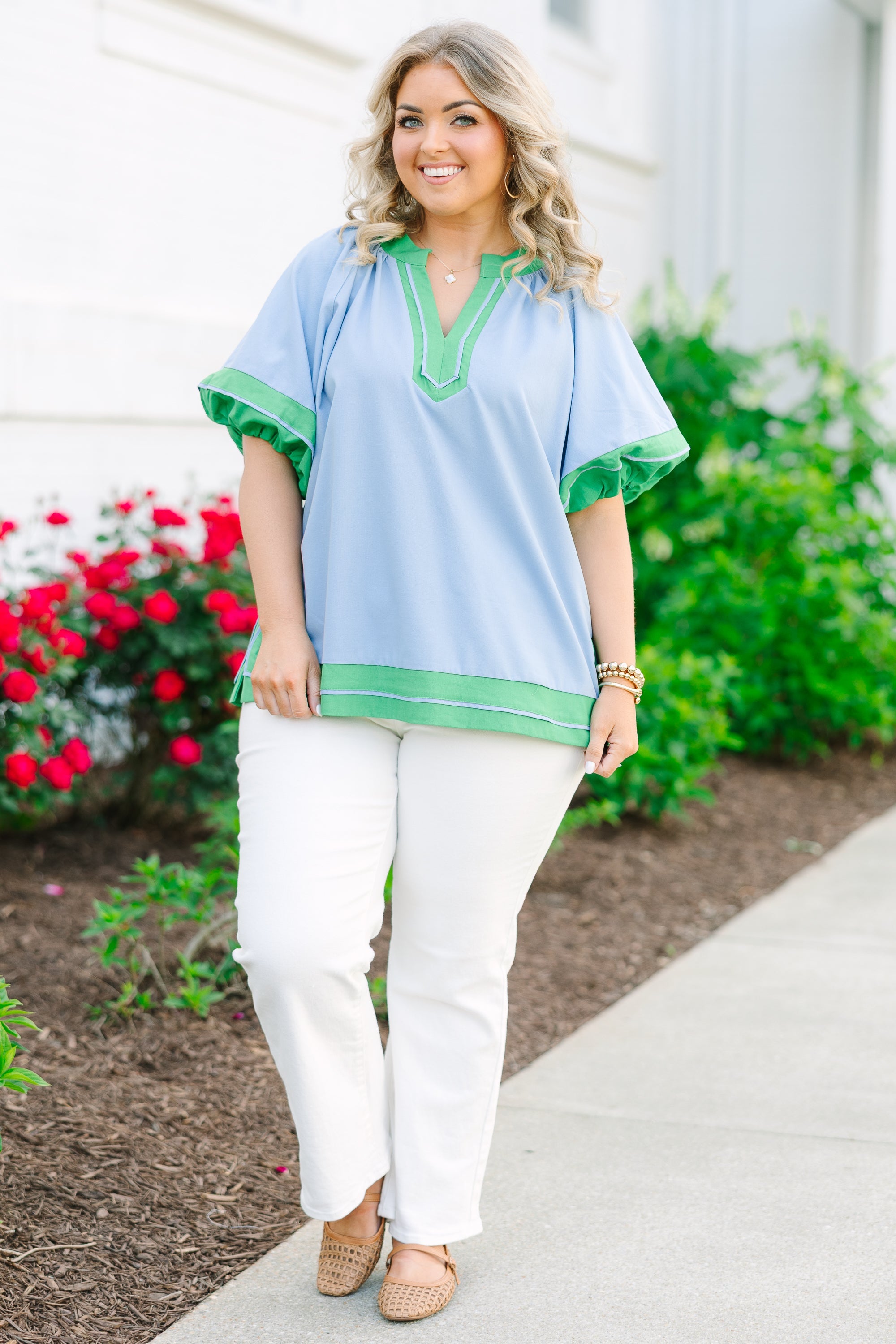 All That You Need Top, Blue