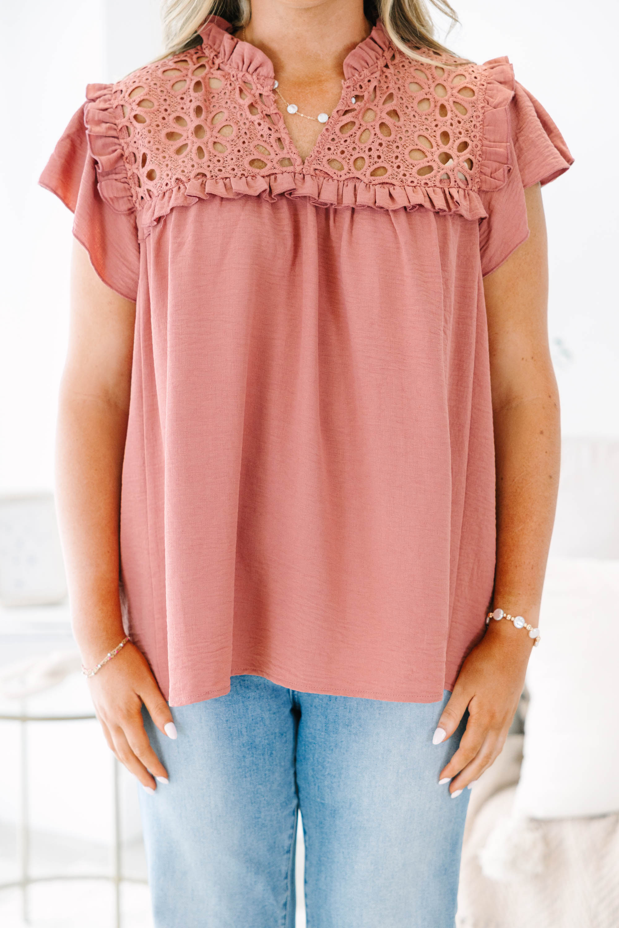 Always Choose Me Top, Pink