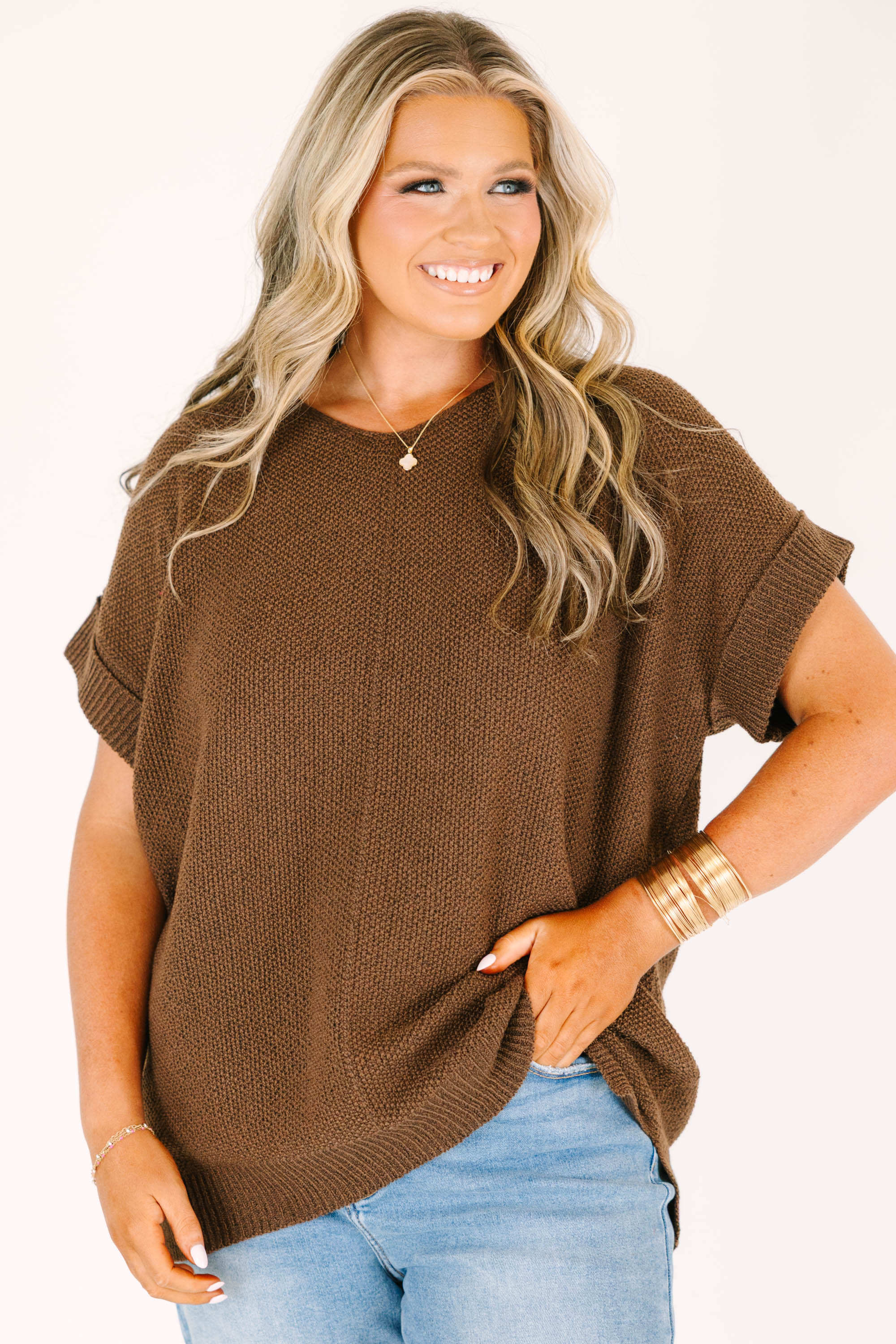 Always Effortless Sweater, Brown