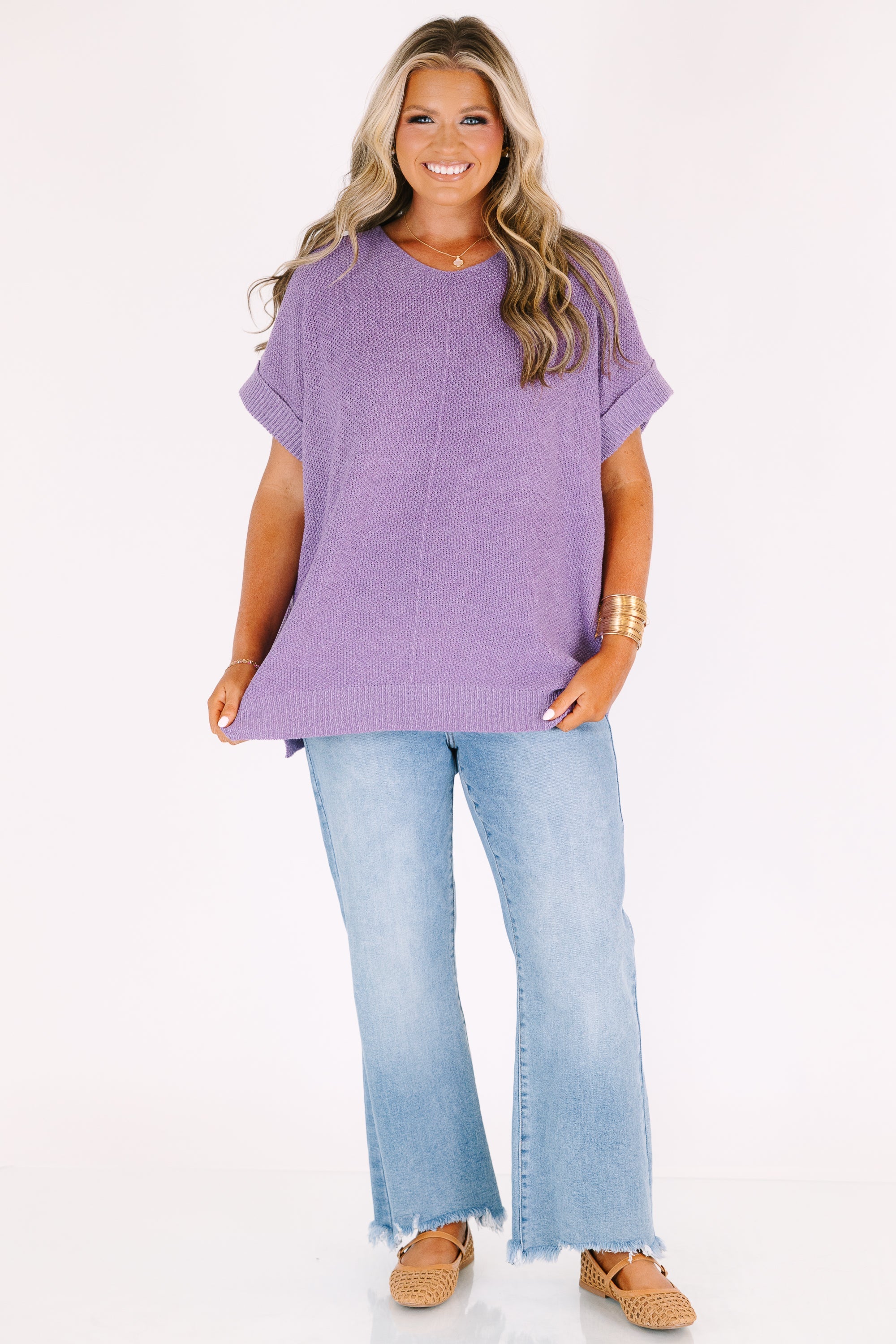 Always Effortless Sweater, Lavender