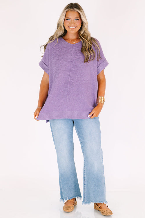 Always Effortless Sweater, Lavender