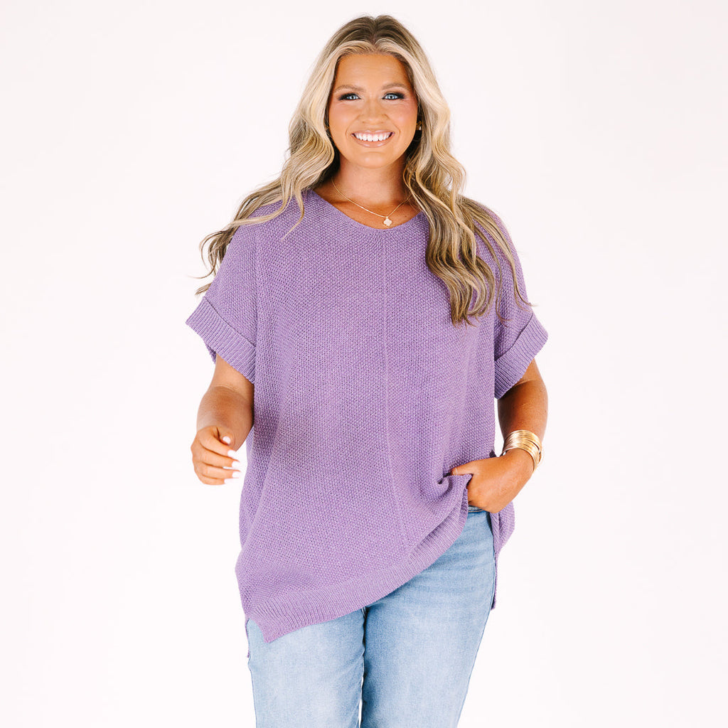 Always Effortless Sweater, Lavender