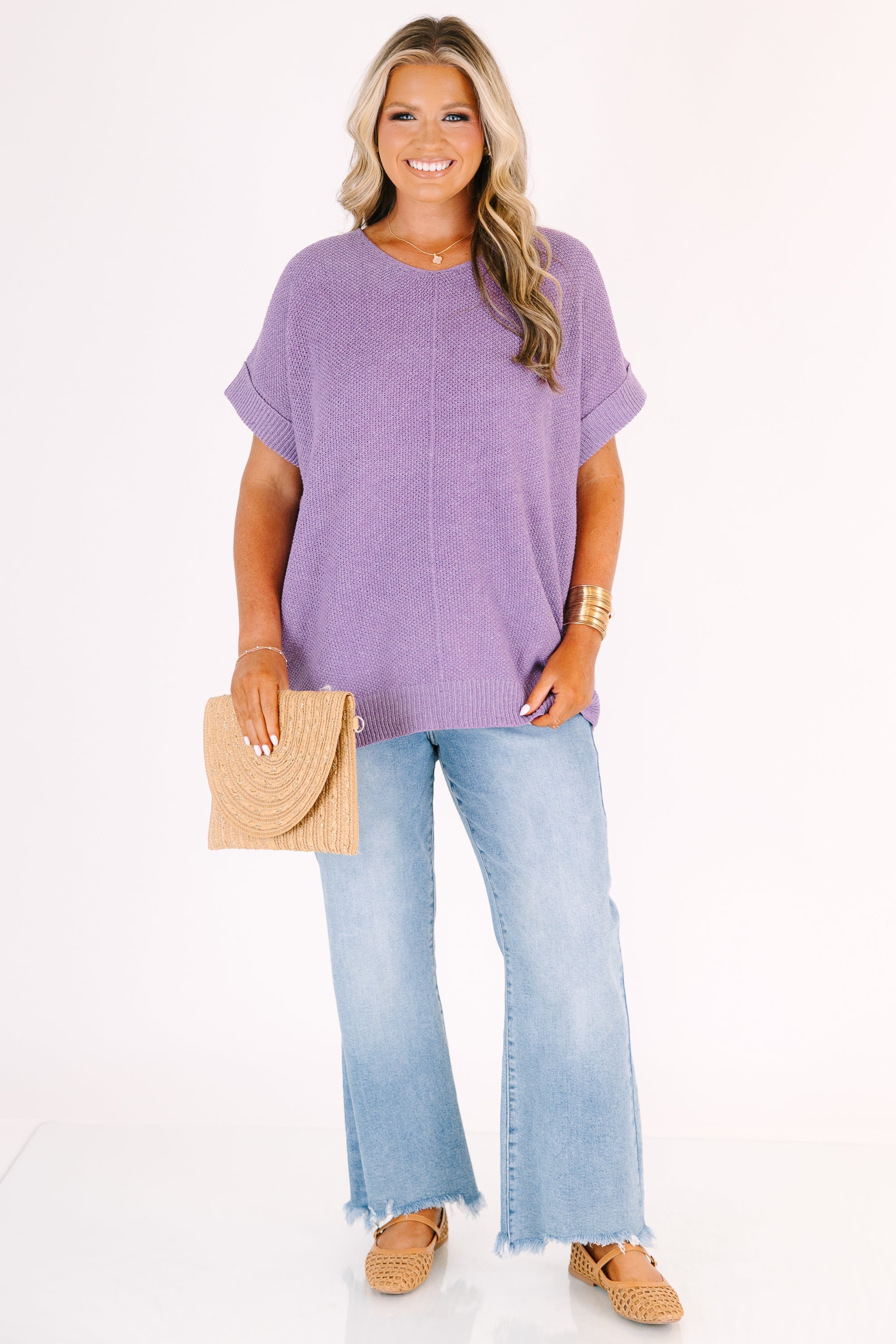 Always Effortless Sweater, Lavender