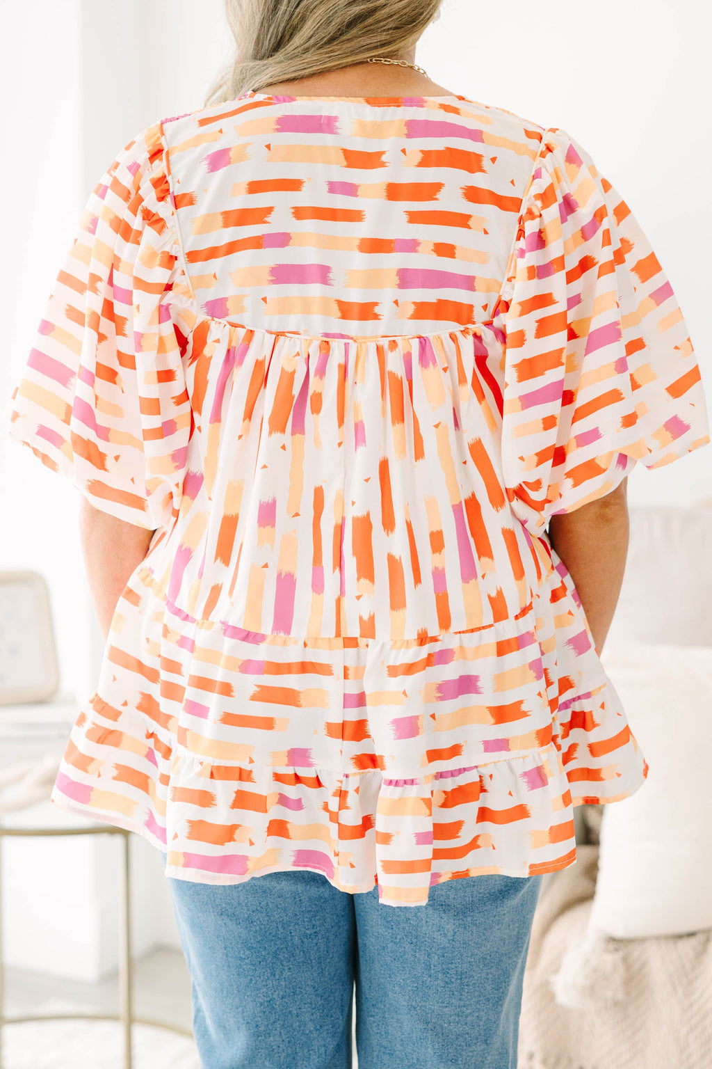 Always Thinking About You Top, Orange