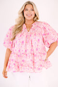 Always Thinking About You Top, Pink Floral