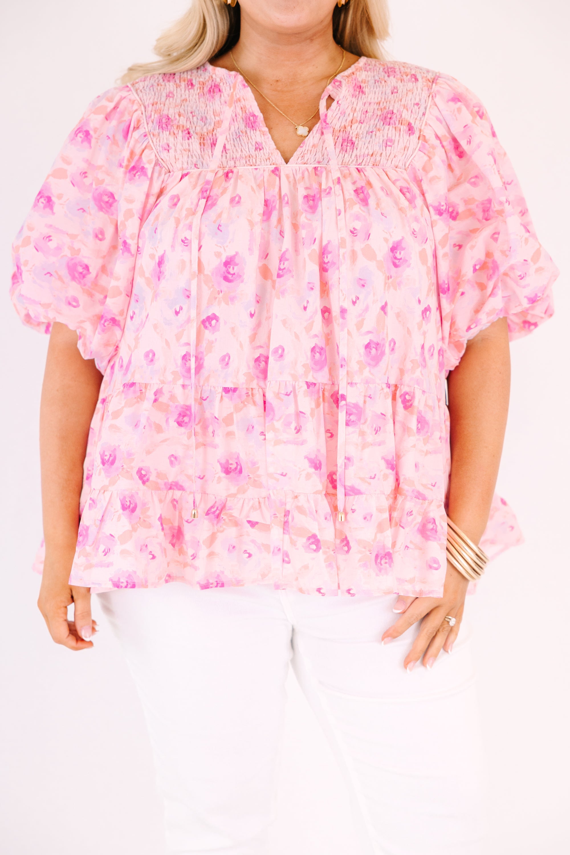 Always Thinking About You Top, Pink Floral
