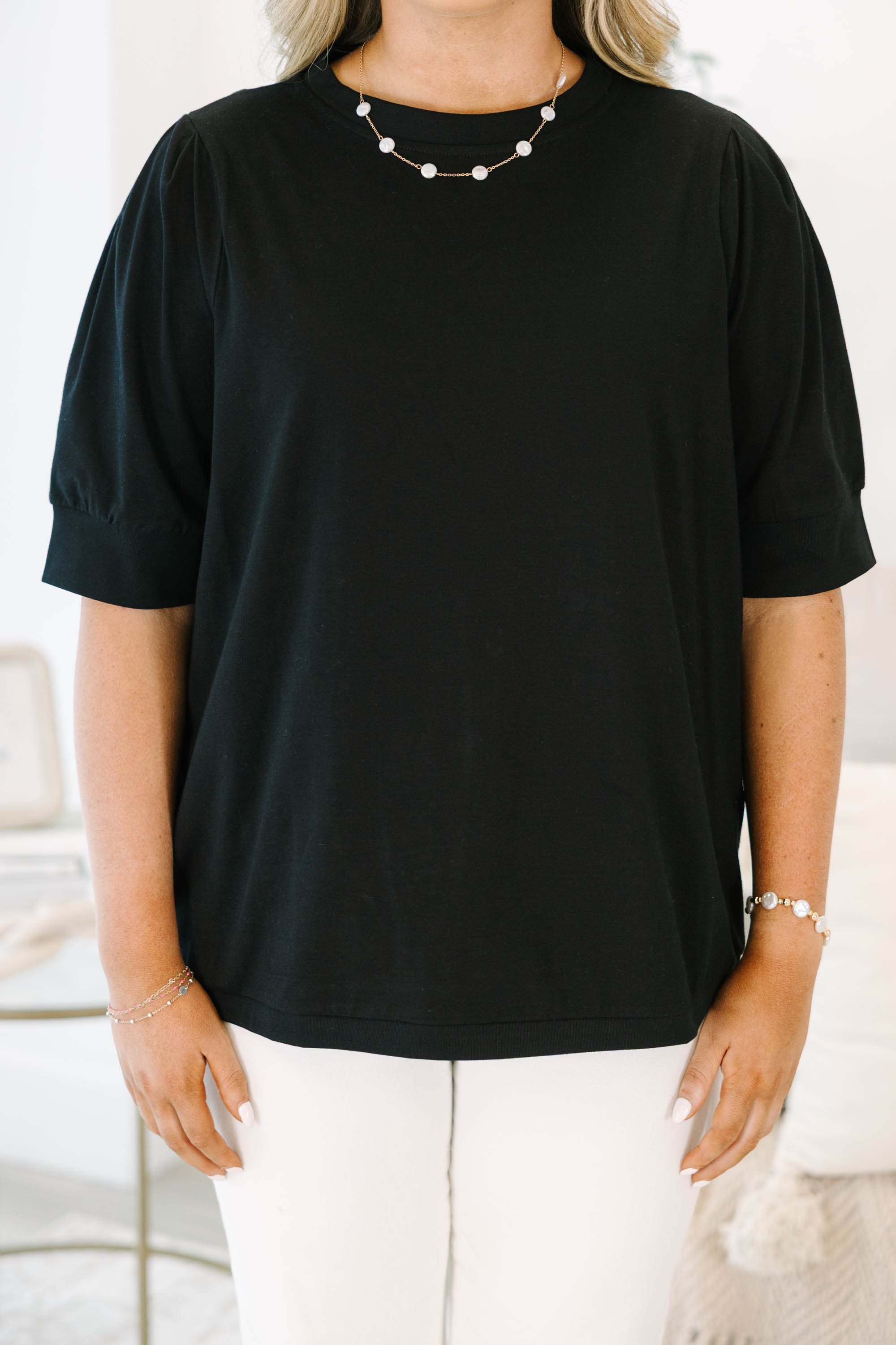 An Easy Love Top, Black
