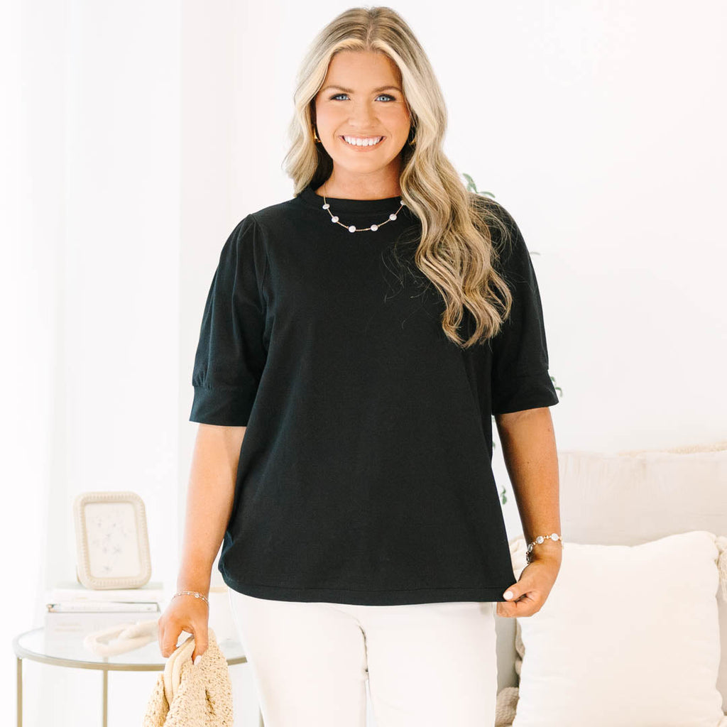 An Easy Love Top, Black