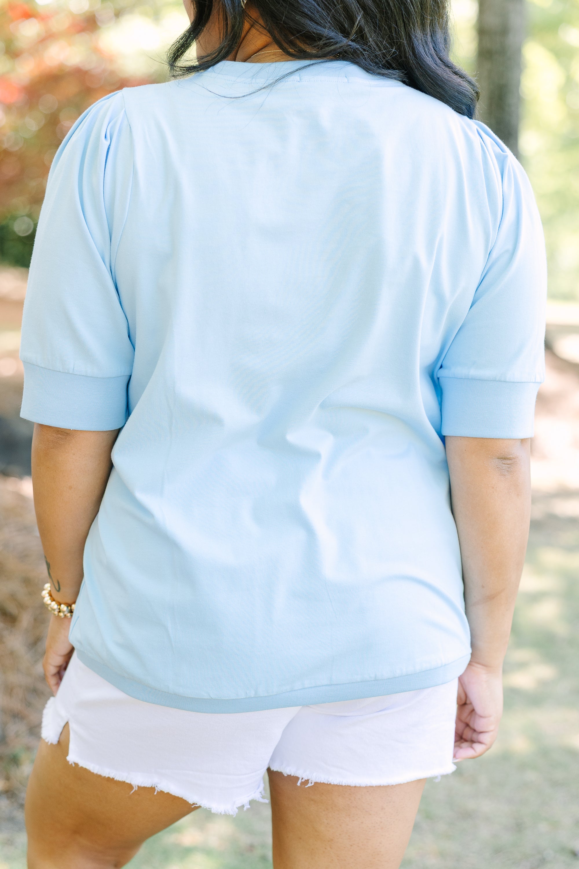 An Easy Love Top, Blue