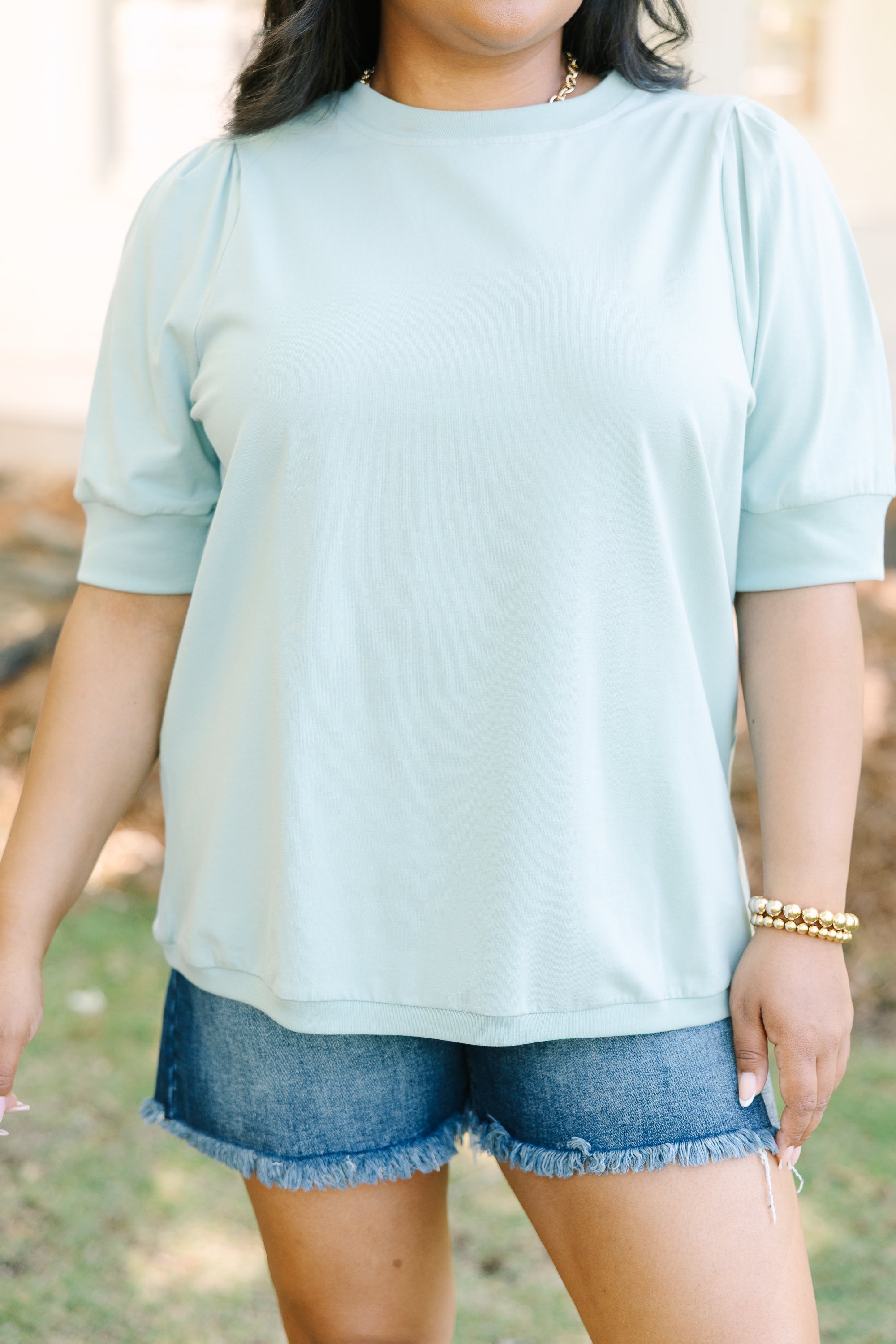 An Easy Love Top, Green