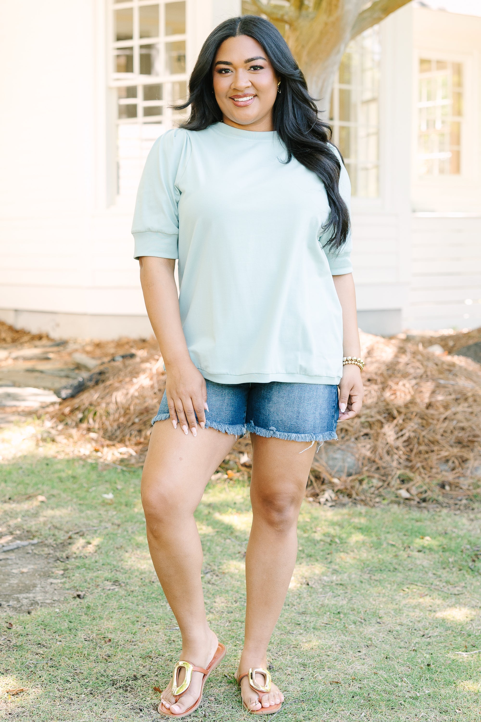 An Easy Love Top, Green