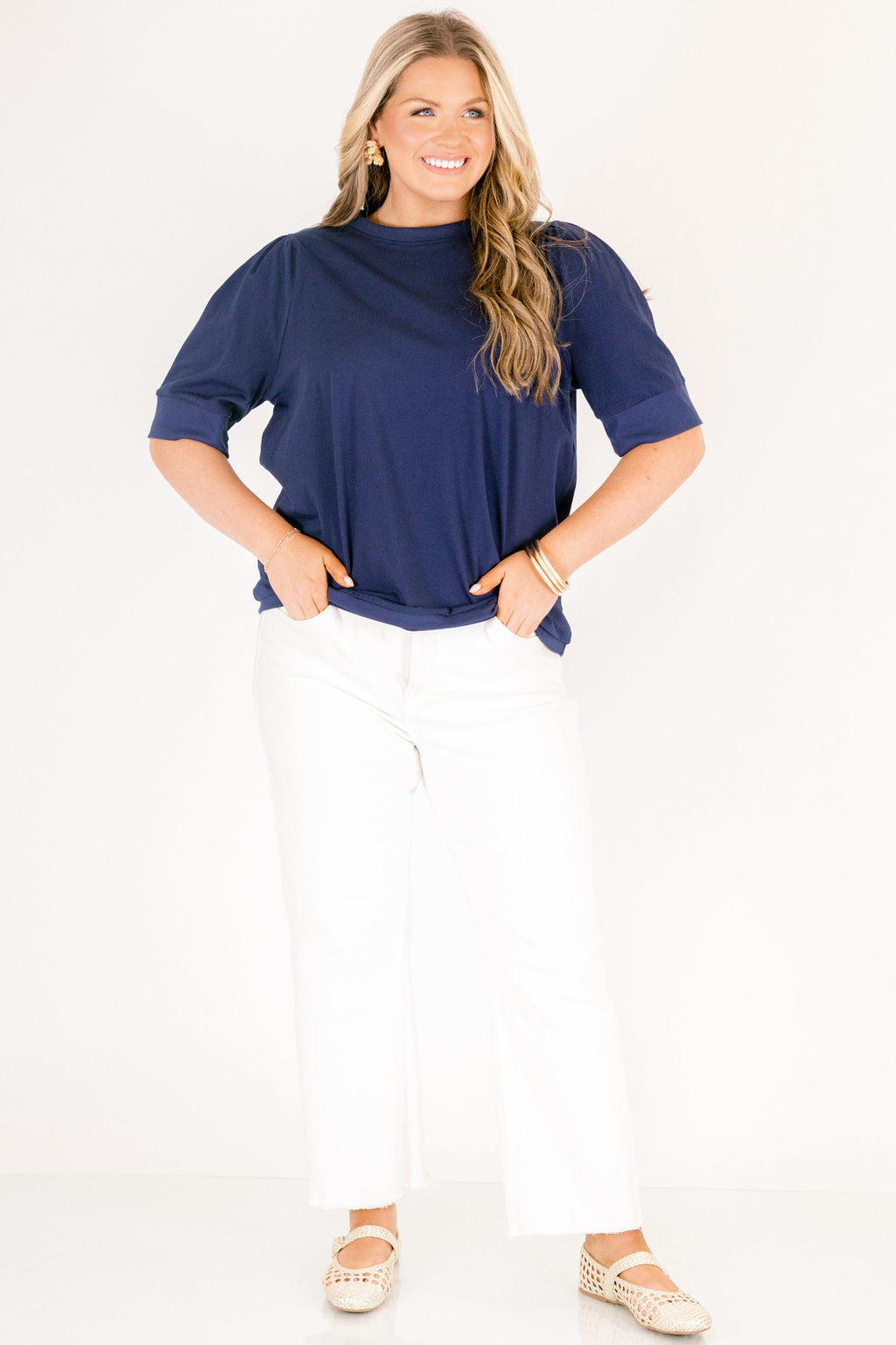 An Easy Love Top, Navy