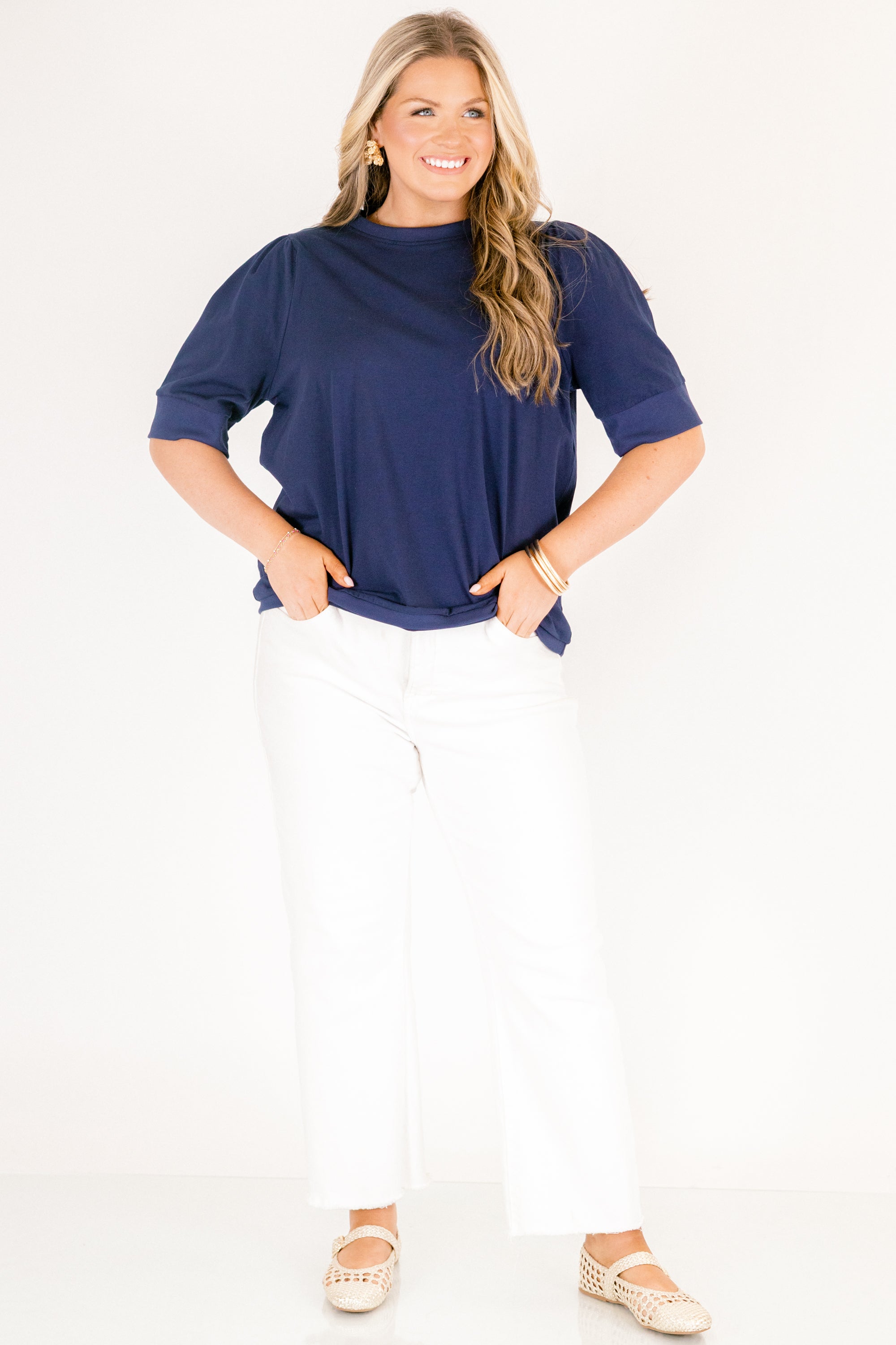 An Easy Love Top, Navy